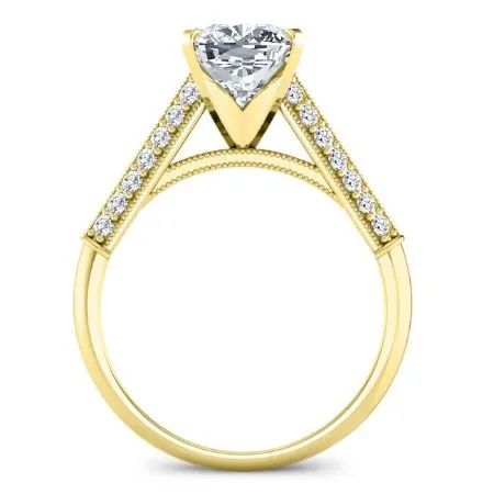 Iberis - Cushion Moissanite Engagement Ring