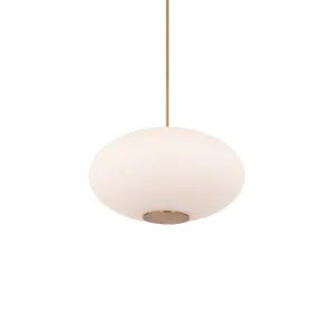 Illusion 22 in. LED Pendant Light 3500K Brass finish