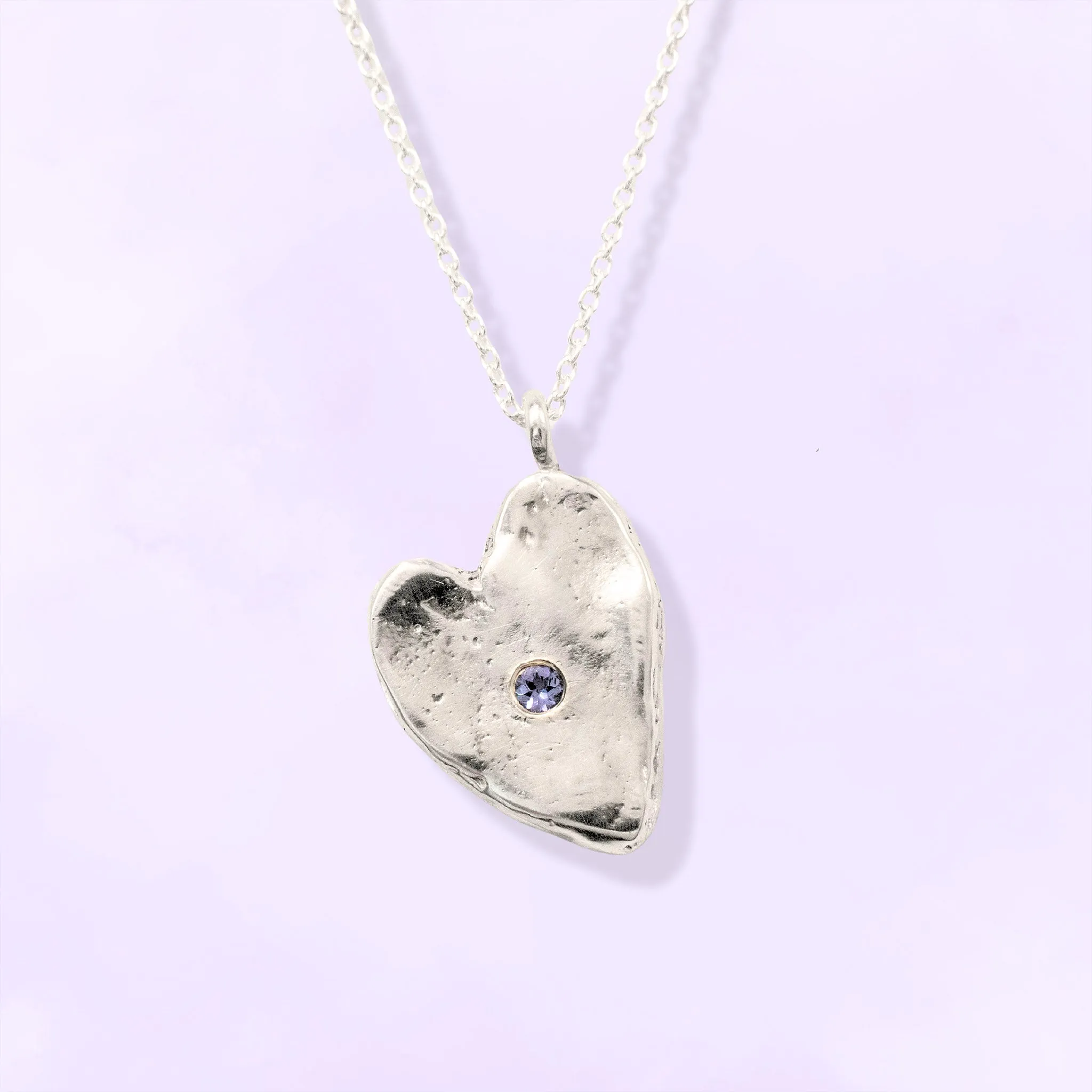 Indigo Dream Heart Necklace