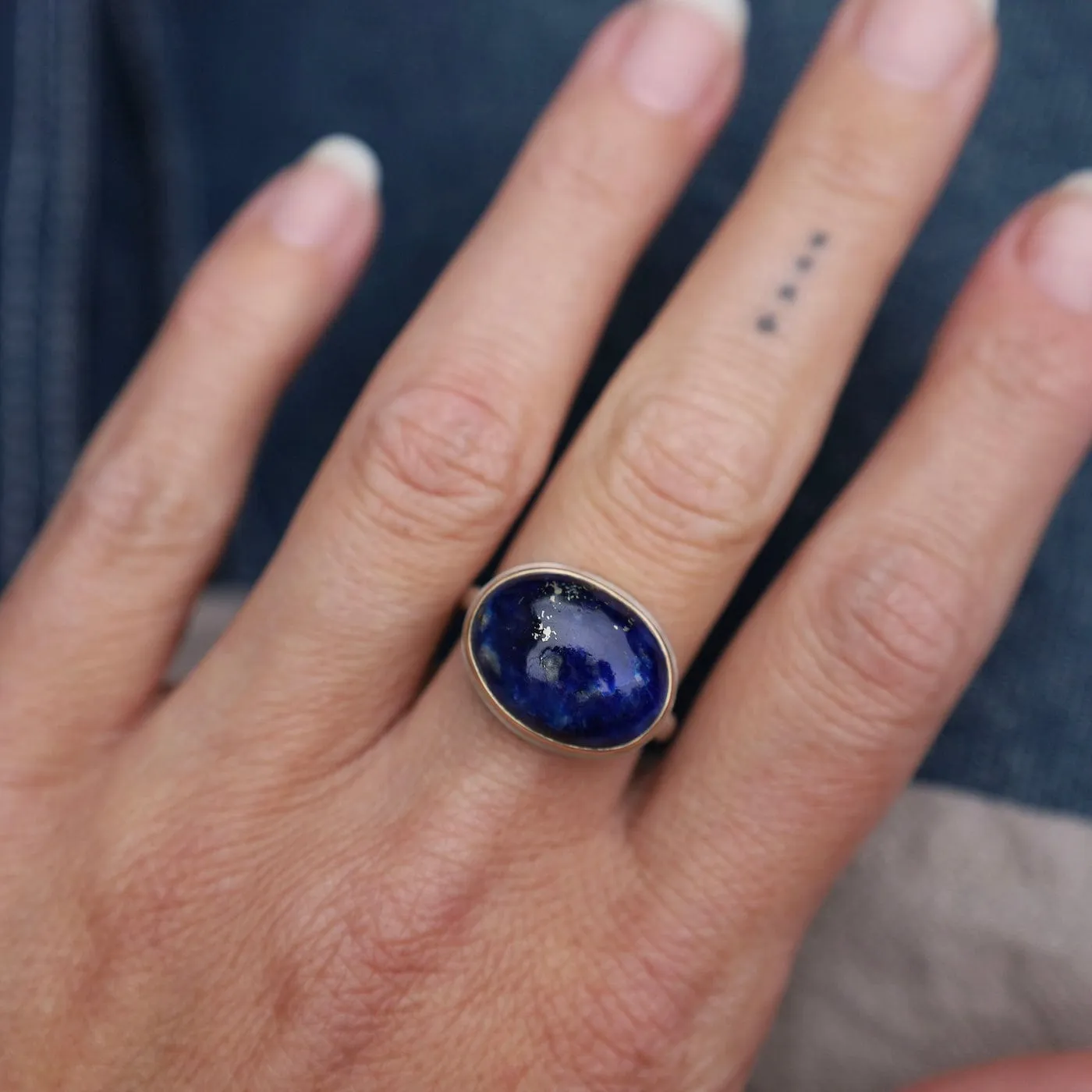 Jamie Joseph Oval Afghanite Ring