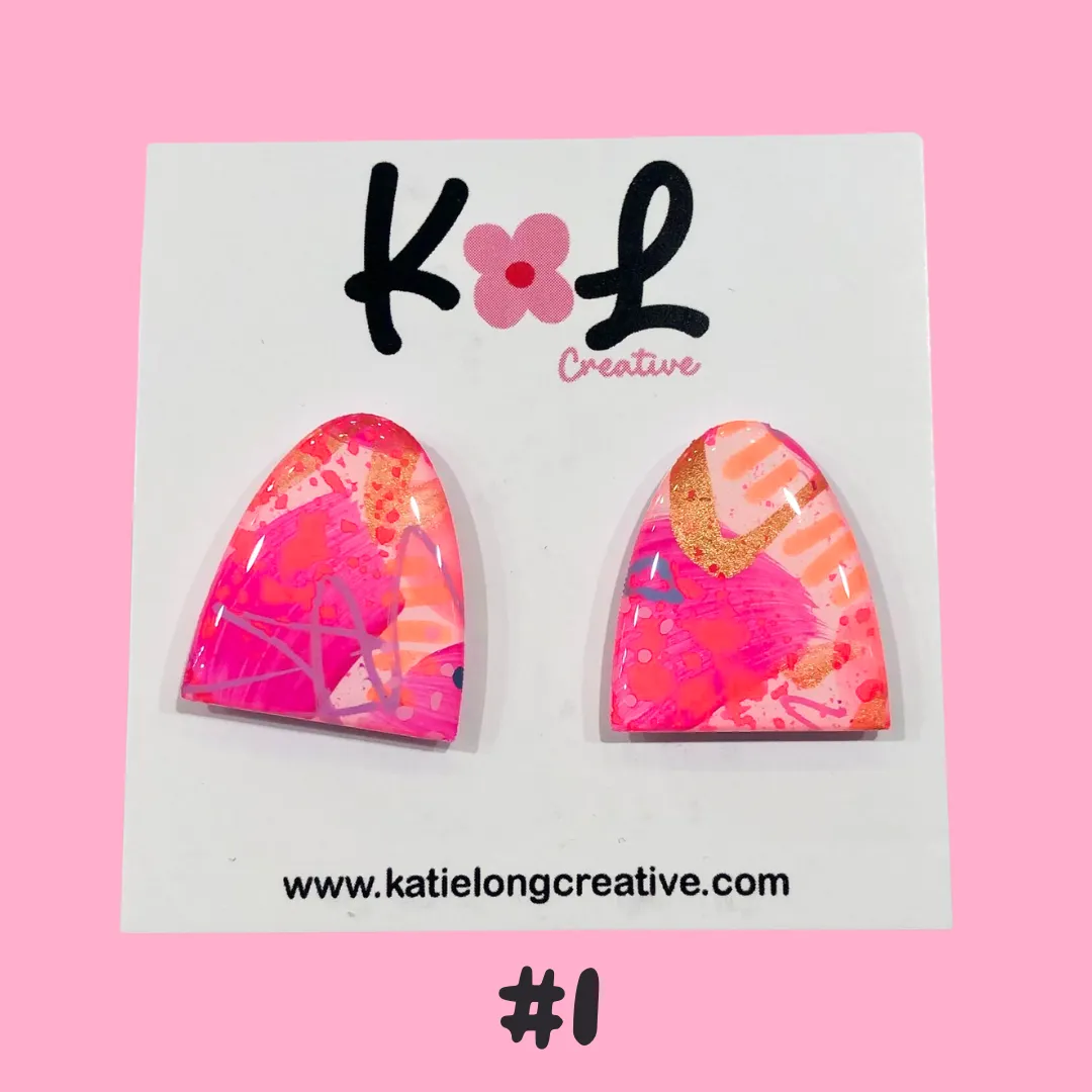 Katie Long Stud Earrings - Various