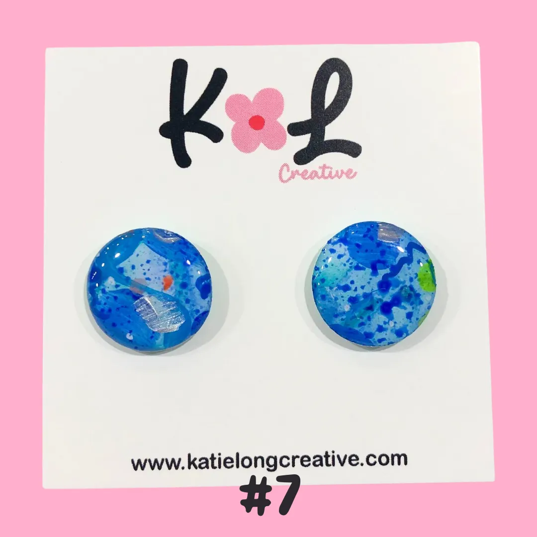 Katie Long Stud Earrings - Various