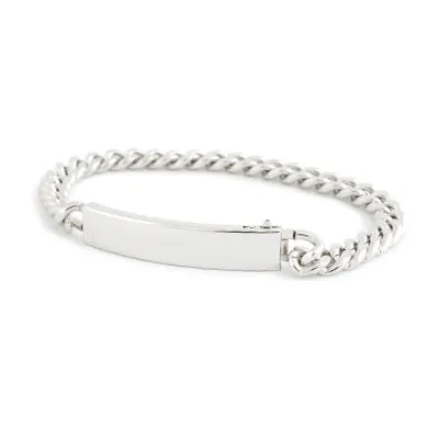 Ladies’ ID Bracelet with Polished Plaque