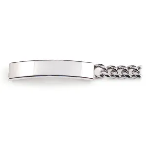 Ladies’ ID Bracelet with Polished Plaque