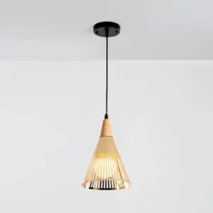 Modern Gold Conical Ceiling Light for Restaurants and Cafes