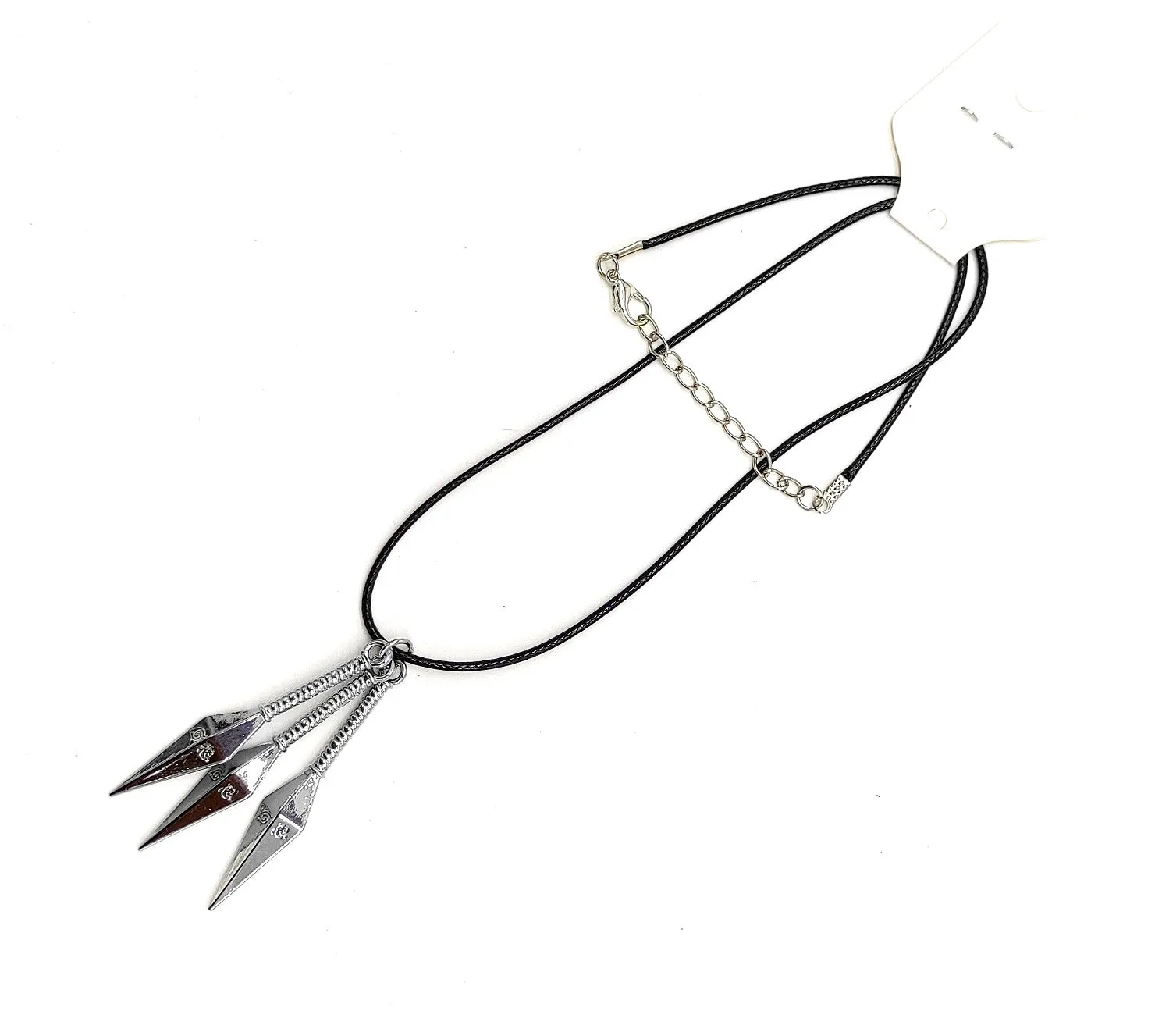 Naruto Anime 3 Kunai Knife Necklace Pendant |Cosplay Jewellery|