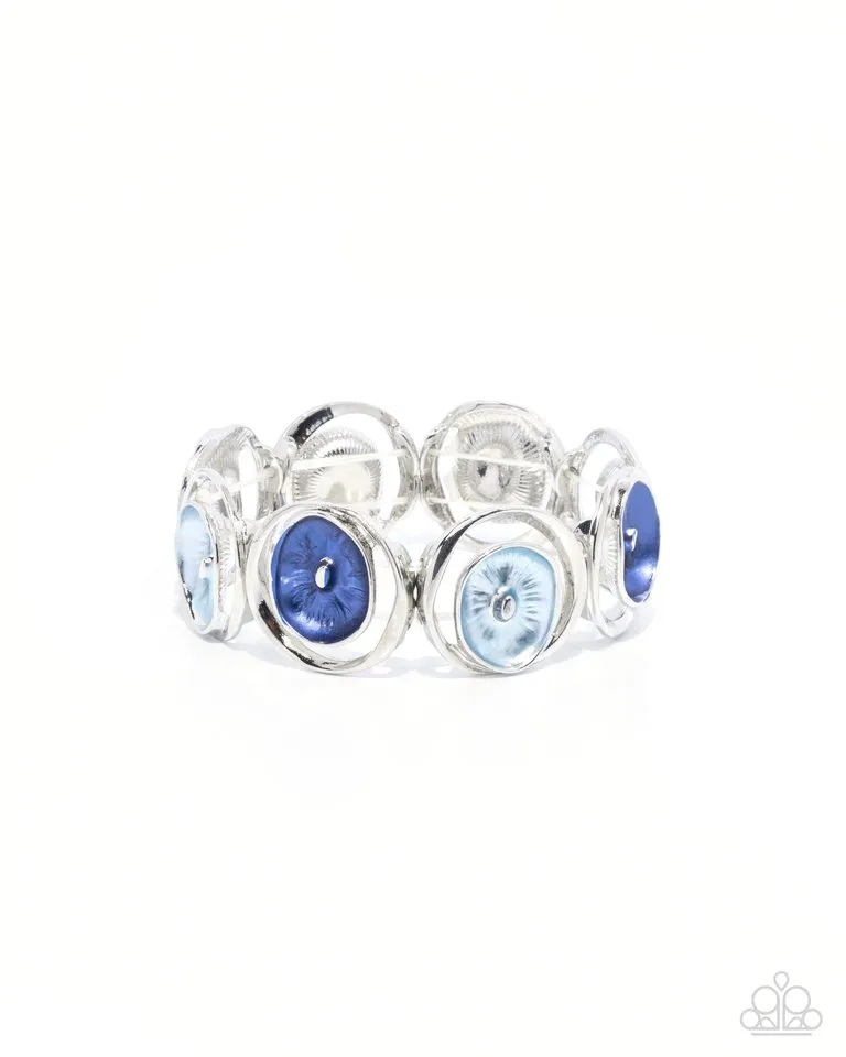 Paparazzi Bracelet ~ Painted Promise - Blue