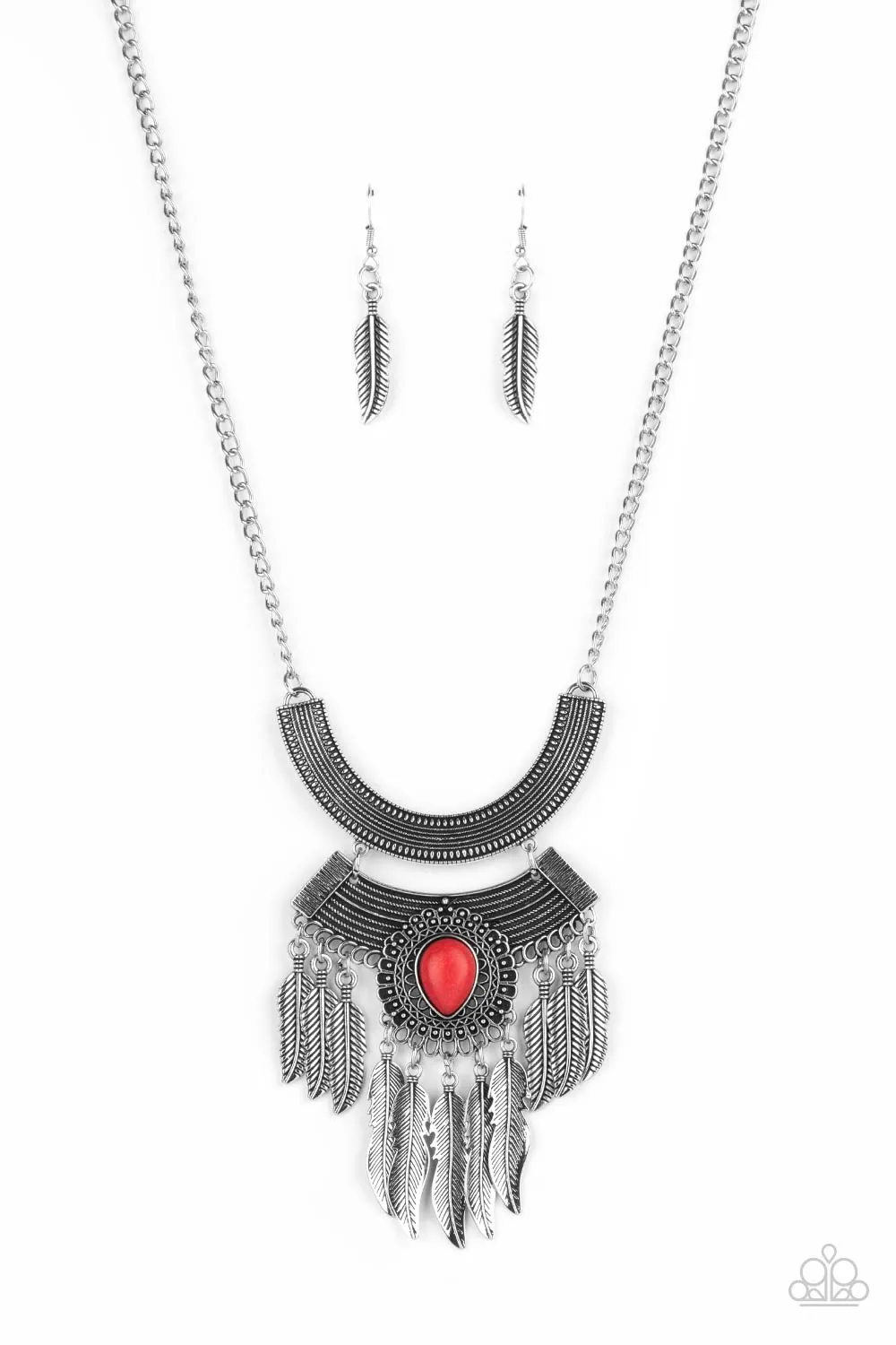 Paparazzi Necklace ~ Desert Devotion - Red