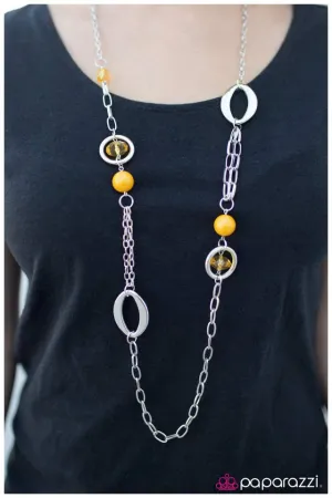 Paparazzi Necklace ~ O My Goodness - Yellow