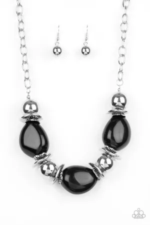 Paparazzi Necklace ~ Vivid Vibes - Black