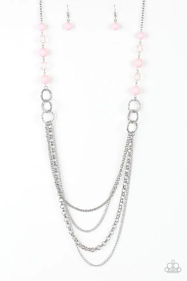 Paparazzi Necklace ~ Vividly Vivid - Pink