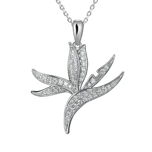 Pavé Hawaii Bird of Paradise Pendant