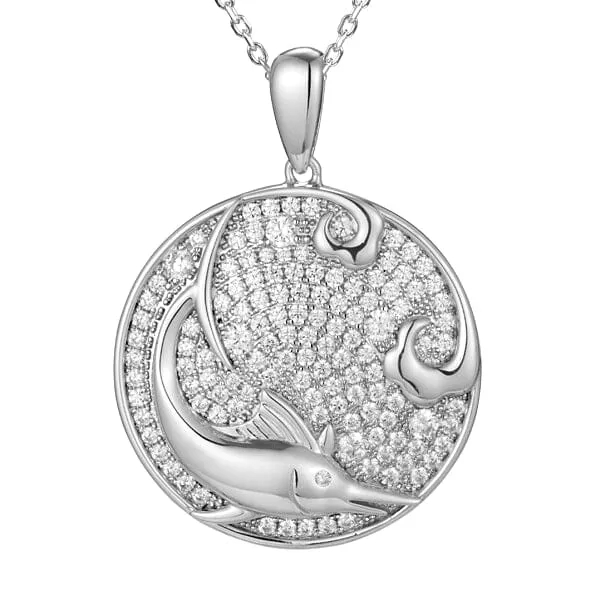 Pavé Marlin Medallion