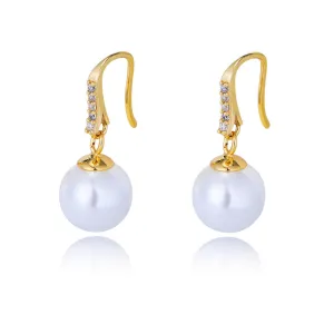 Pearl Earrings Dangle Hook Earrings