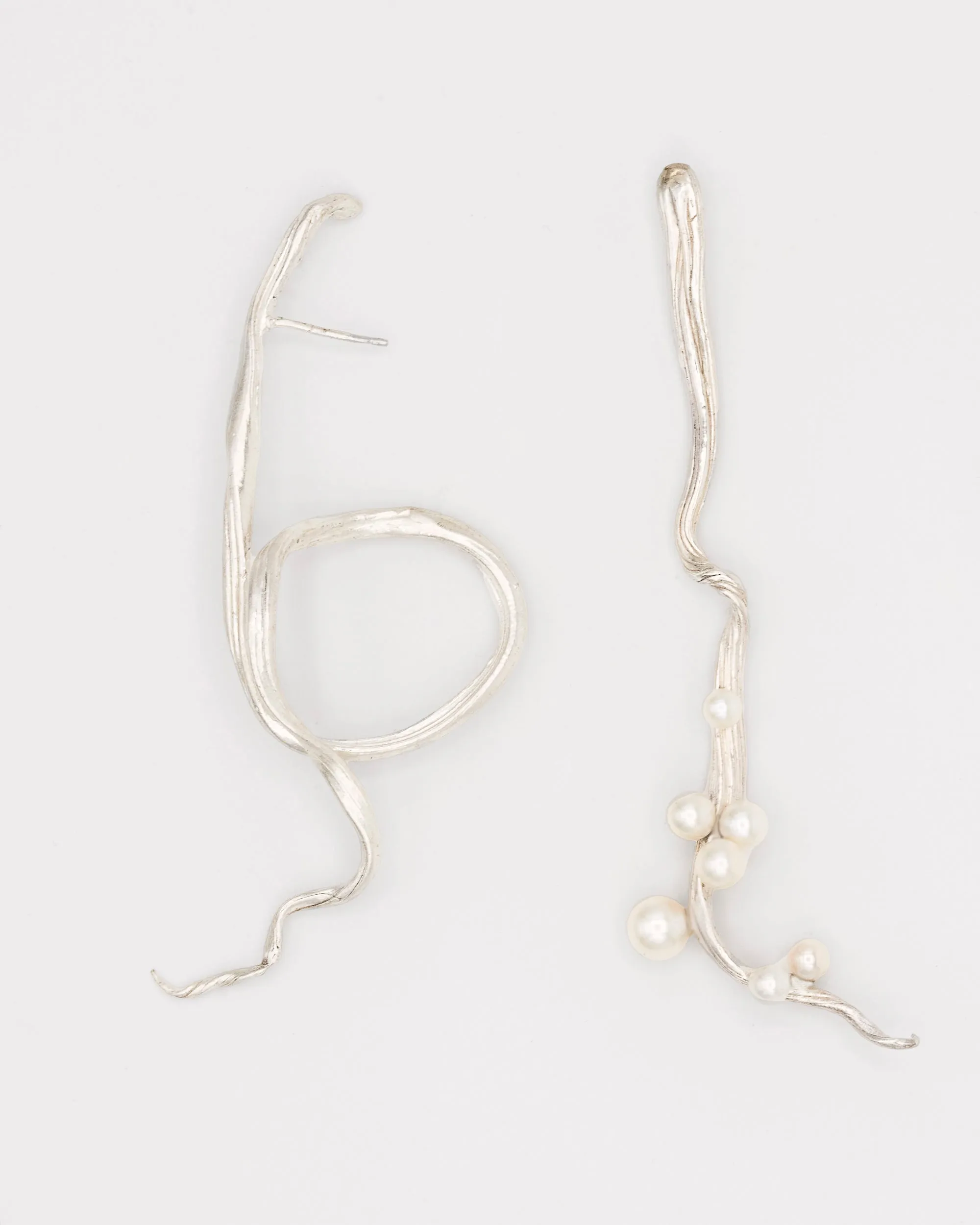 RAMO EARRINGS SILVER