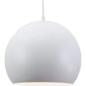 Roxy 10 in. Pendant Light White Finish