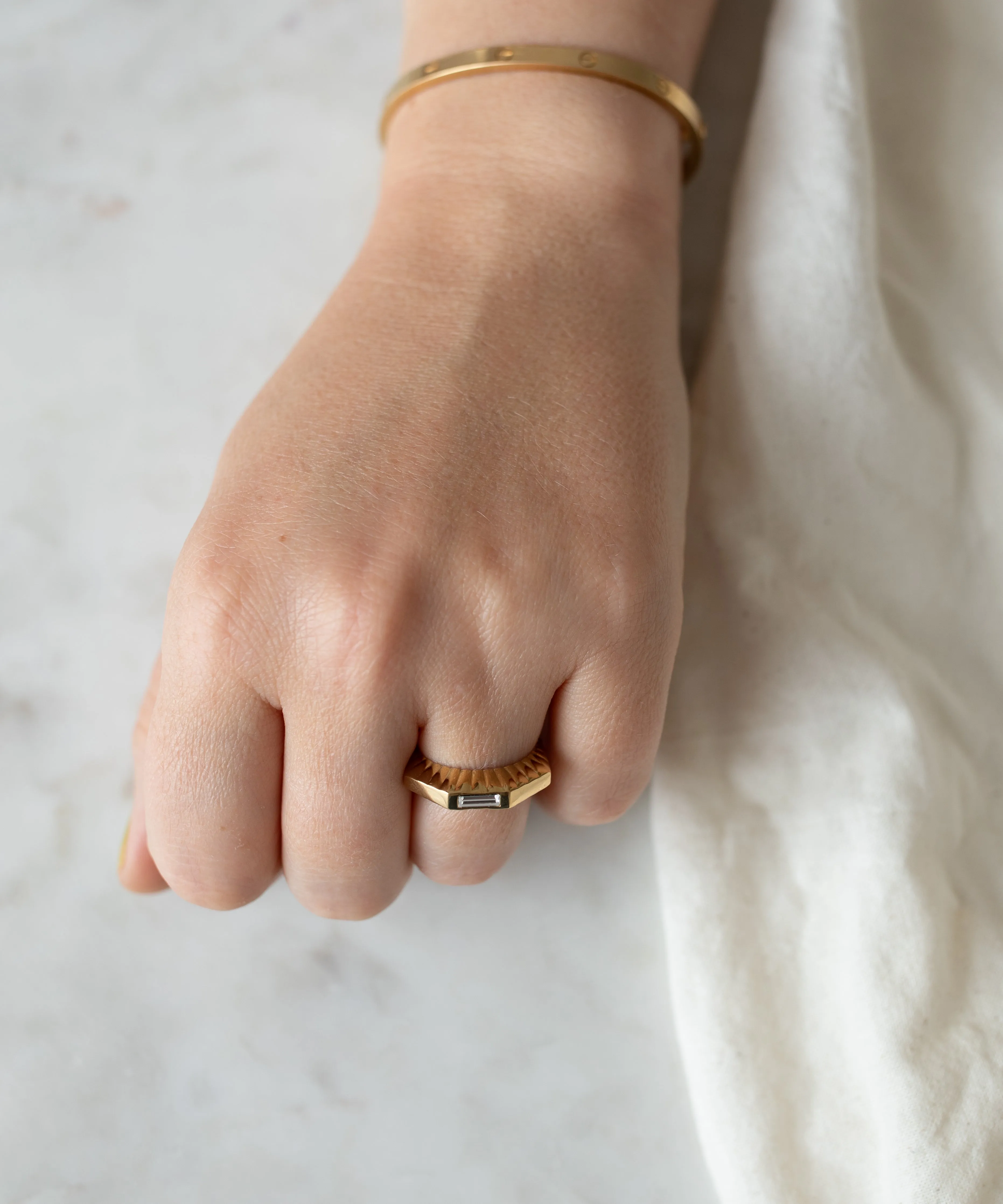 Shining Star Gold Ring