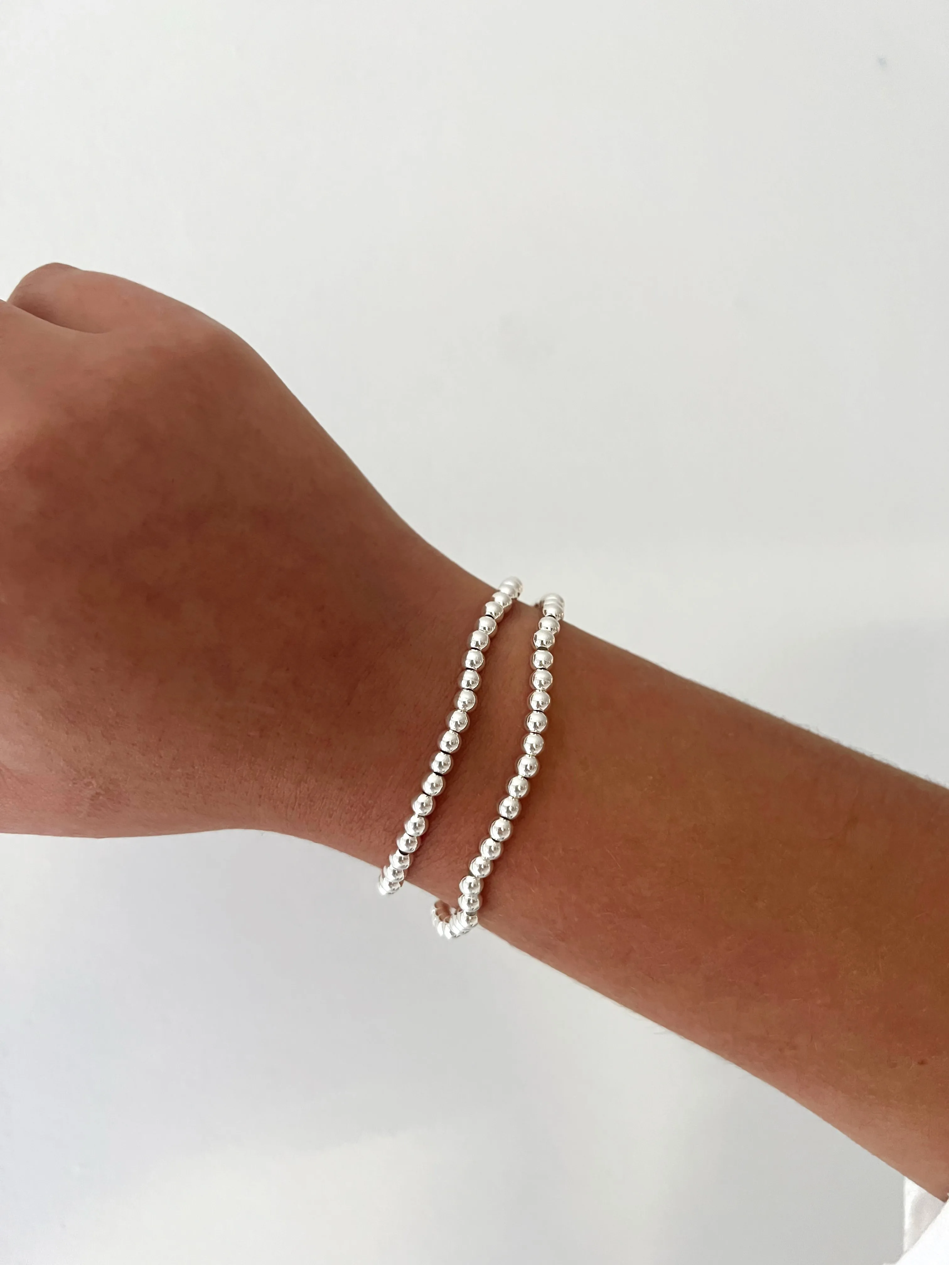 SILVER BALL BRACELET