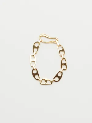 Small Gold Tab Bracelet