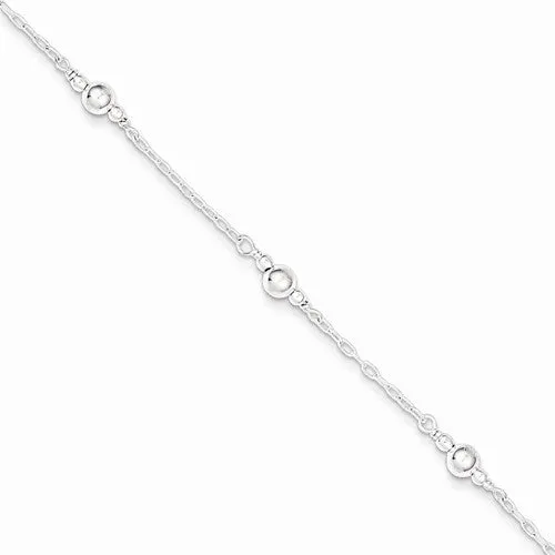 Sterling Silver Polished with Childrens Bracelet