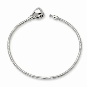 Sterling Silver Reflections Kids Hinged Clasp Bracelet