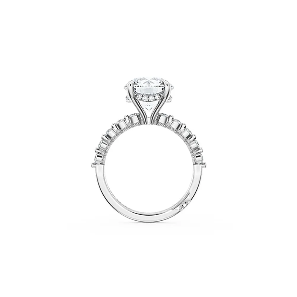 Tacori Sculpted Crescent Round Solitaire Engagement Ring Setting