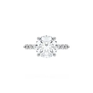 Tacori Sculpted Crescent Round Solitaire Engagement Ring Setting