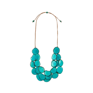 Tagua Women's Turquoise Amigas Necklace