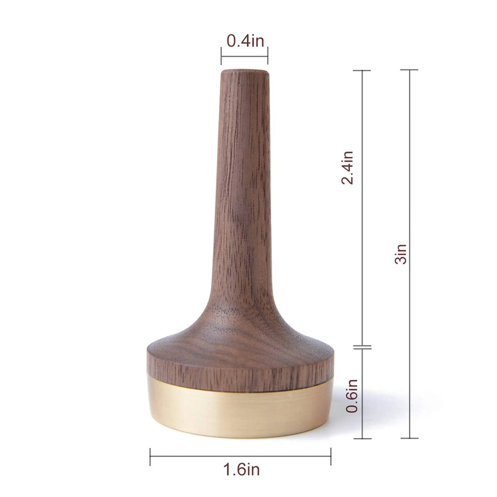 The Decent Living US Walnut Wood Ring Holder