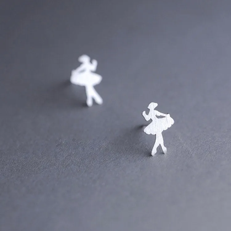 Tiny Ballerina Earrings|