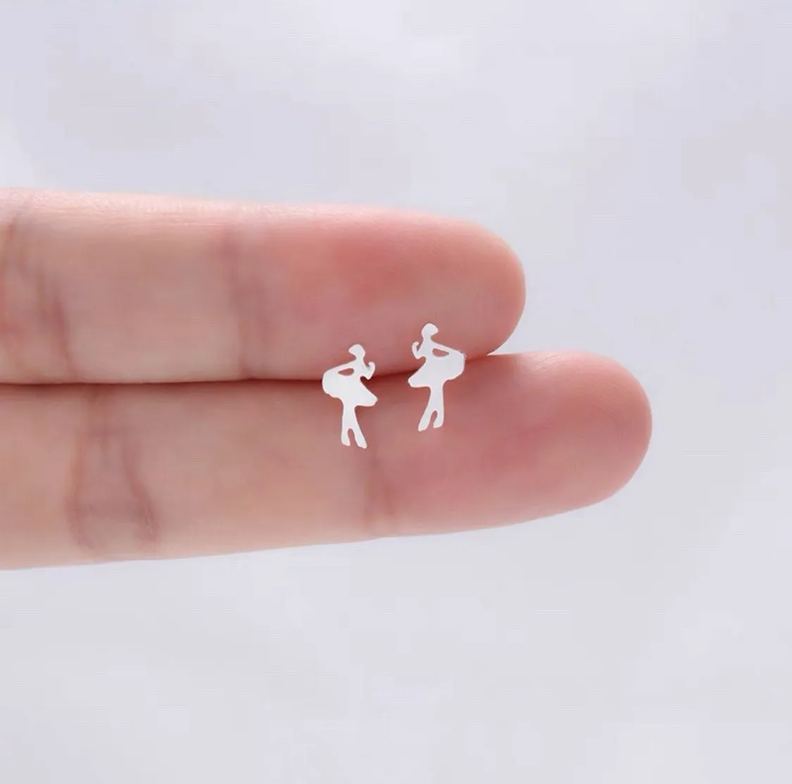 Tiny Ballerina Earrings|