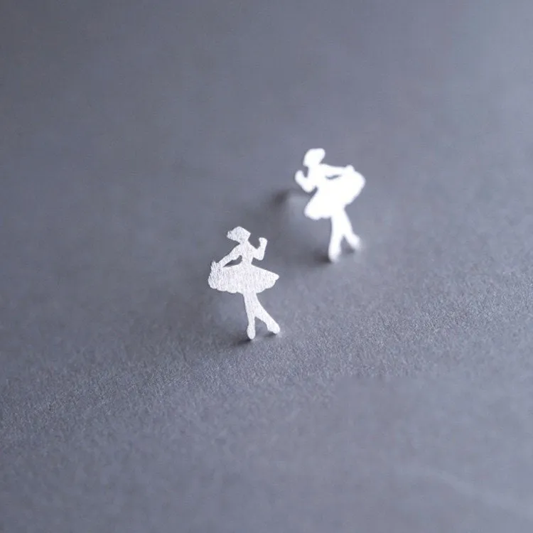 Tiny Ballerina Earrings|