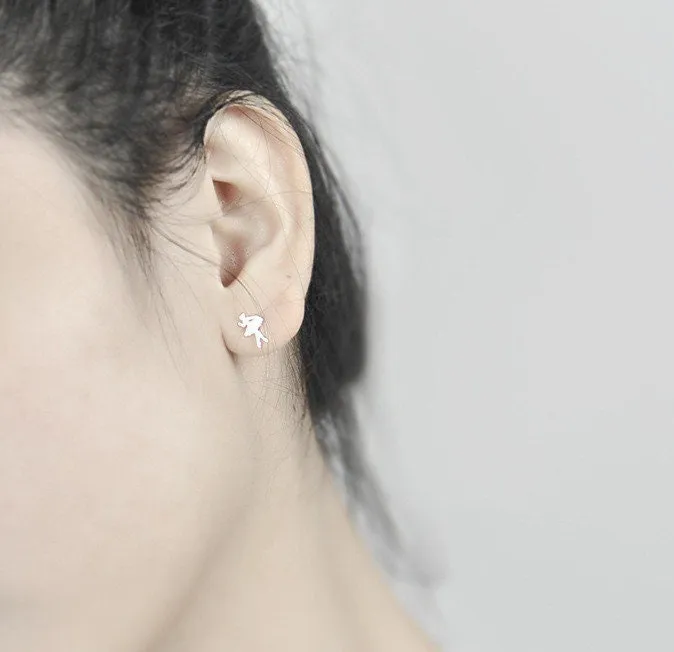 Tiny Ballerina Earrings|